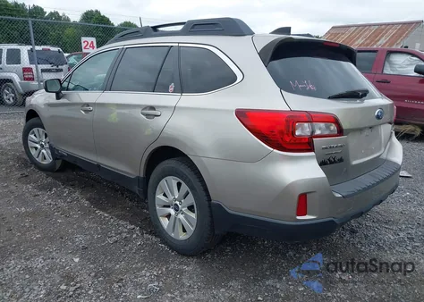 2016 Subaru Outback 2.5I Premium из США, поврежденный, VIN 4S4BSACC8G3310531